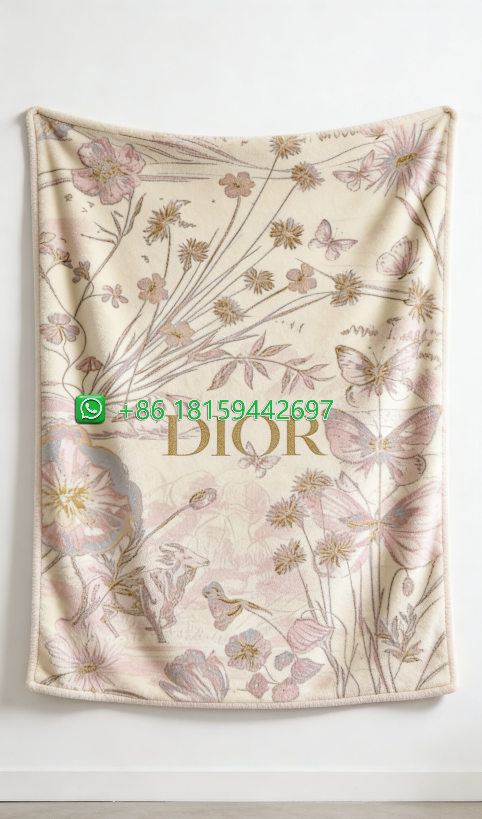 Dior Throw Blankets